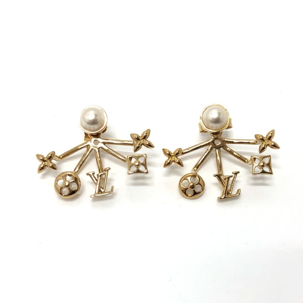 LOUIS VUITTON White Pearl Earrings - Picture 1 of 9